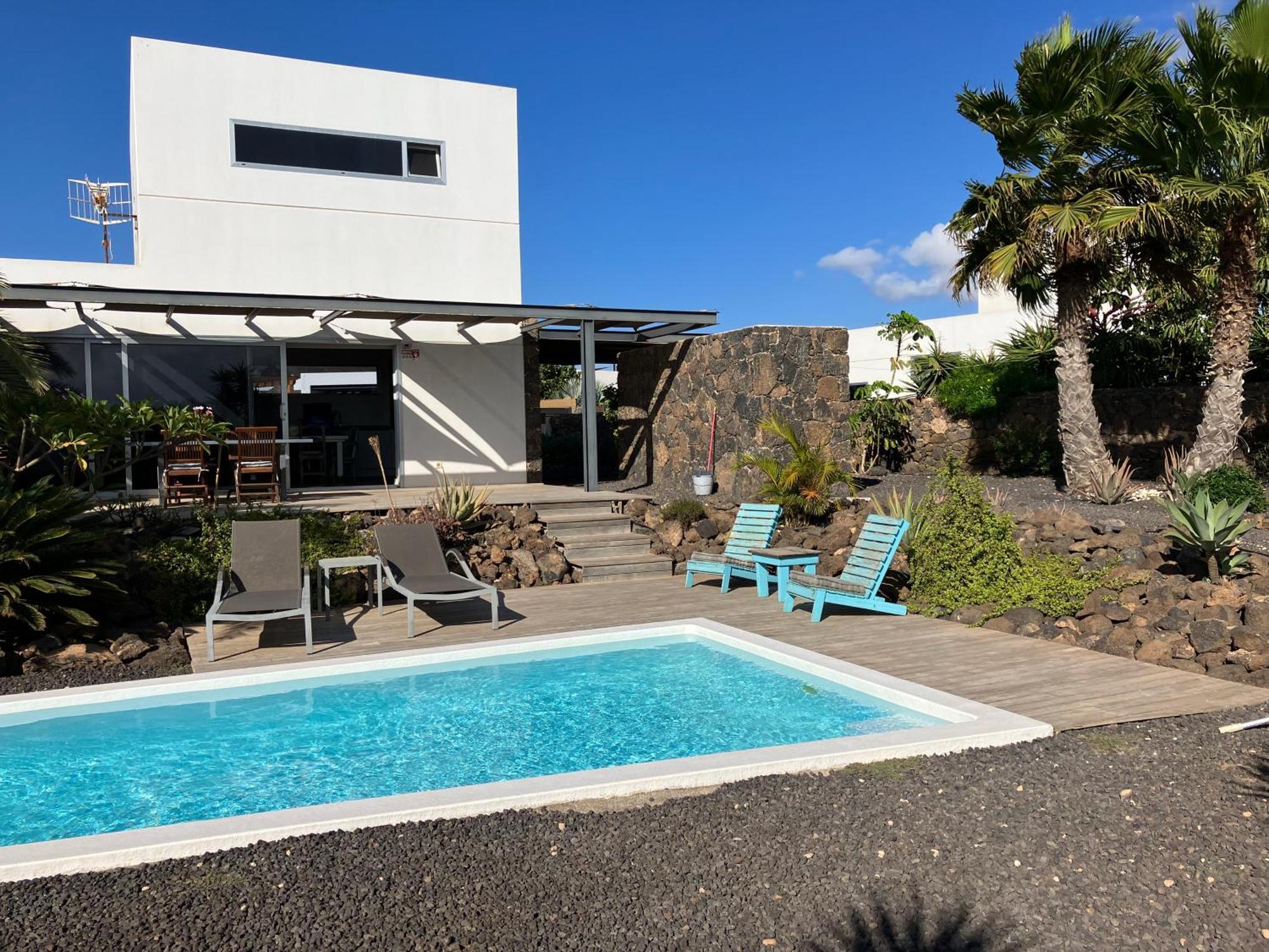Majanicho Rock - Villa With Heated Pool Lajares Exterior foto